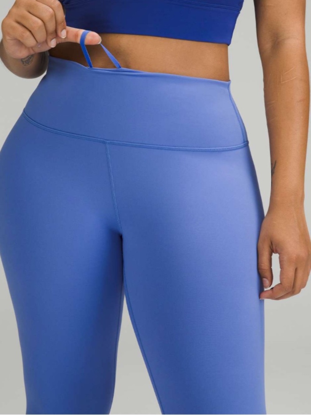 lululemon athletica High-Rise Crop Leggings in Wild Indigo Blue - Picture 4 of 5